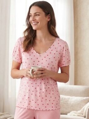 Grumpy & Gorgeous Pink PJ/Lounge Top